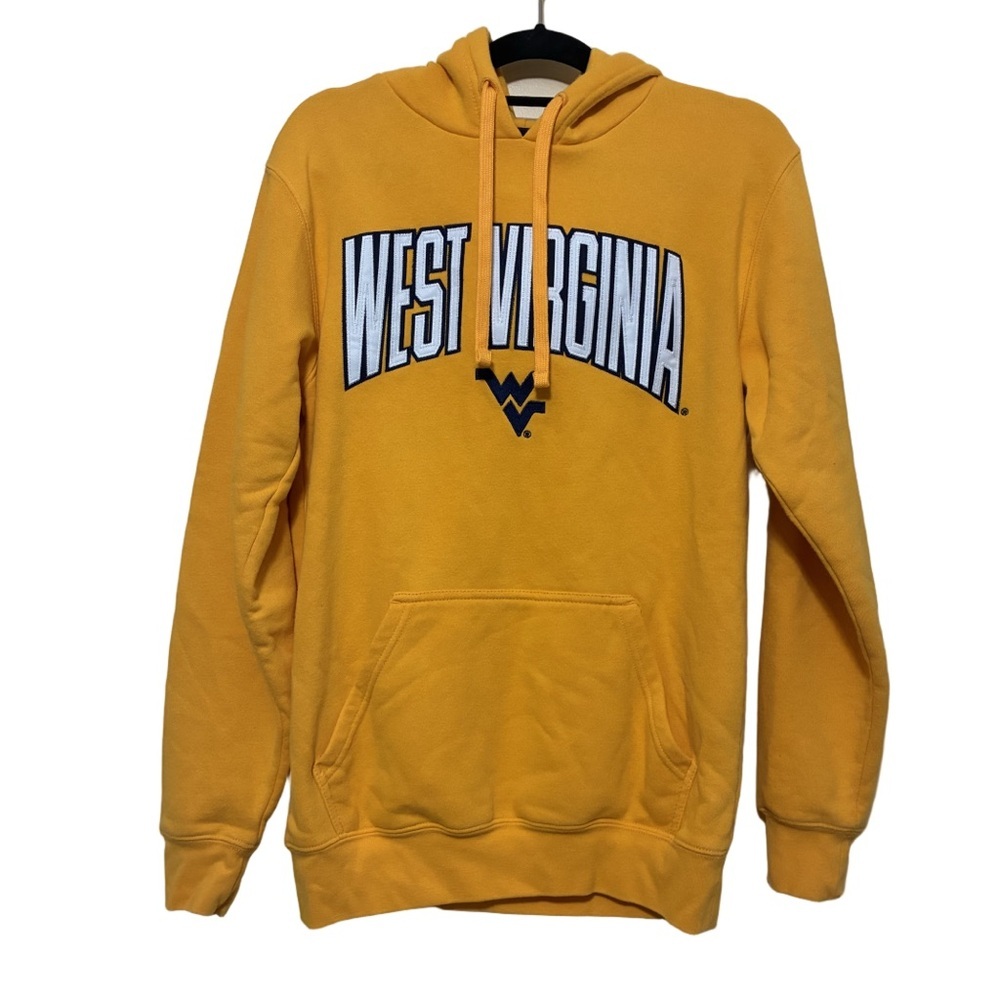 West Virginia Mountaineers Champion Men’s S Pullover Hoodie Gold NCAA